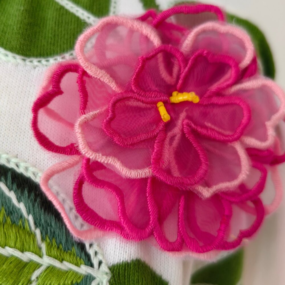 Alice + Olivia Gleeson Floral Sweater - Picture 7 of 7